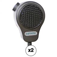 Astatic 651 Small-Format Dynamic Palmheld Microphone Kit (2-Pack)