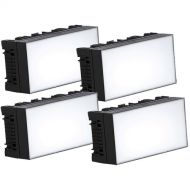 Astera FP6 HydraPanel LED 4-Light Kit with Charging Case