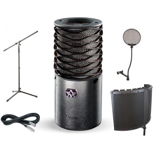  Aston Microphones},description:Special pricing on a fine studio microphone along with all of the essential accessories you’ll need to get a quality signal to the board. Along with