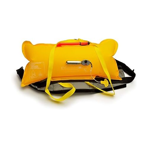  Astral Airbelt Inflatable PFD Belt for Stand Up Paddle Boarding, Fishing and Canoeing, Black, One Size
