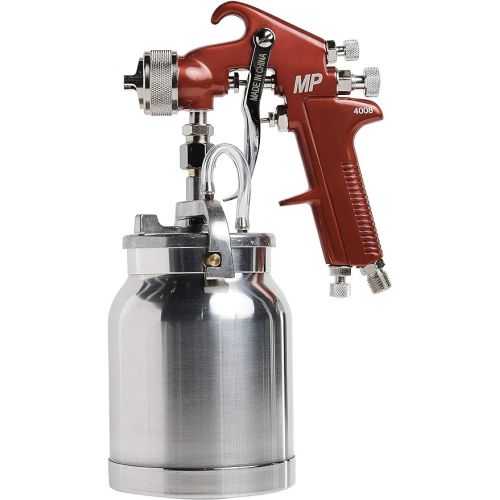  Astro Pneumatic Tool 4008 Spray Gun with Cup - Red Handle 1.8mm Nozzle