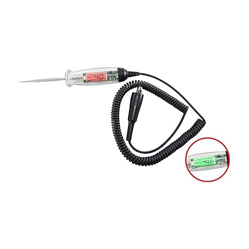  Astro Pneumatic Tool 7767 Digital LCD Wide Range Positive and Ground Circuit Tester - 3.5 - 60V,Green, Red