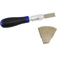 Astro Pneumatic Tool Tools 9531 Universal Razor Edged Scraper & 10 Blades
