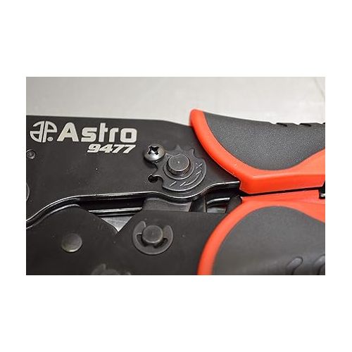  Astro Pneumatic Tool 9477 7-Piece Professional Quick Interchangeable Ratchet Crimping Tool Set