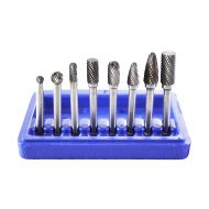 Astro Pneumatic Tool Astro 2181 Double Cut Carbide Rotary Burr Set with 1/4-Inch Shank (Fоur Расk)