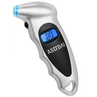 AstroAI Digital Tire Pressure Gauge 150 PSI 4 Settings for Car Truck Bicycle with Backlight LCD and Non-Skid Grip Car Accessories, Silver (1 Pack)