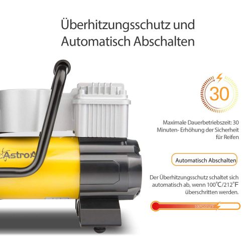  [아마존 핫딜]  [아마존핫딜]AstroAI Luftkompressor Elektrische Luftpumpe Mini Kompressor Tragbare Auto Luftpumpe Elektrischer Luftverdichter 12V DC Kompressor mit LCD-Display fuer Auto Fahrrad und Andere Autom