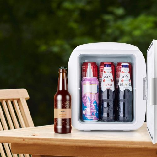  [아마존베스트]AstroAI Mini Fridge 9 Liter/12 Can Portable Electric Cooler and Warmer AC/DC for Bedroom, Food, Skincare, Breast Milk, Medications, Home Office and Travel