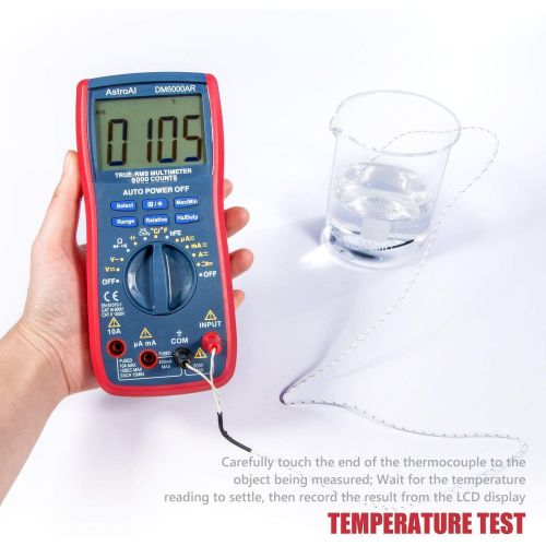  [아마존베스트]AstroAI Digital Multimeter & Clamp Meter & Test Leads Bundle