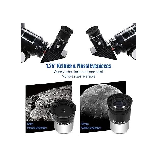  Astromania Accessory Kit Telescope Fully-coated eyepieces