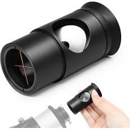 Astromania 1.25Inch Metal Collimating Cheshire Eyepiece Without Laser for Newtonian Reflector Telescope - Short Version