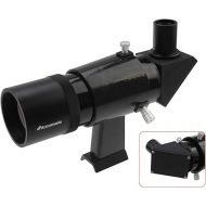 Astromania 9x50 Angled Finder Scope, Black - You Will no Longer Need to Strain Your Neck at Difficult Angles and are Also able to Search for Objects which are not so Easy to find