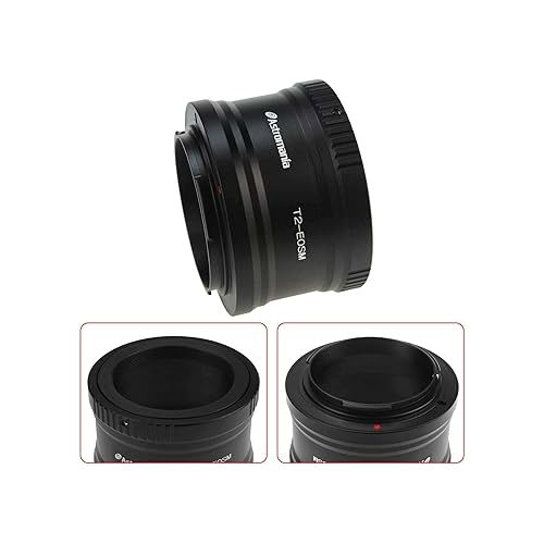  Astromania Canon EOS-M T2 Mount Lens Adapter for Canon EOS-M Camera System Telescope/Spotting Scope Accessories