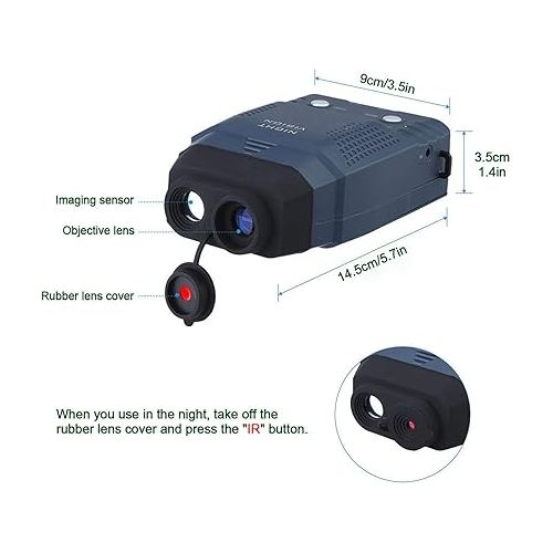  Astromania Portable Digital Night Vision Monocular New Optics Records Video Image with Micro Sd Card