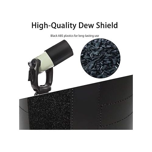  Astromania Flexible Dew Shield for Telescope Front Outer Diameter from 250-270mm diameter - keep dew away and gives You clear observing for The entire night