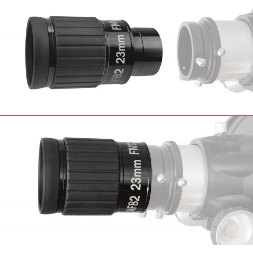  Astromania 2-82 Degree SWA-23mm Compact Eyepiece, Waterproof & Fogproof - Allows Any Water Enter The Interior and Always Enjoy an unobstructed View