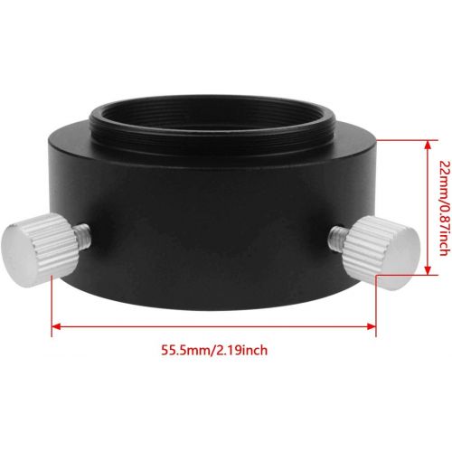  Astromania Universal T2 Camera Photo Adapter for Telescope and Spotting Scope - eyepieces Adaptor 36-42mm - Attach Your Camera or Smartphone to Suitable eyepieces