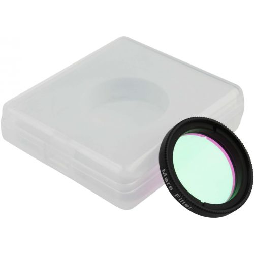  Astromania 1.25 Mars Observing Eyepiece Filter - Prepare for Julys Opposition - Designed to Ferret Out Resolution of Martian Polar Regions, Highland Mountain ranges, and expansive
