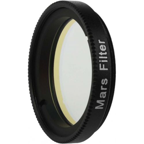  Astromania 1.25 Mars Observing Eyepiece Filter - Prepare for Julys Opposition - Designed to Ferret Out Resolution of Martian Polar Regions, Highland Mountain ranges, and expansive