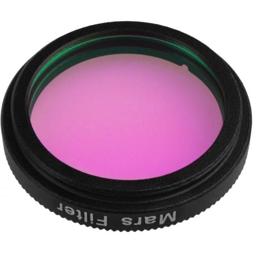  Astromania 1.25 Mars Observing Eyepiece Filter - Prepare for Julys Opposition - Designed to Ferret Out Resolution of Martian Polar Regions, Highland Mountain ranges, and expansive