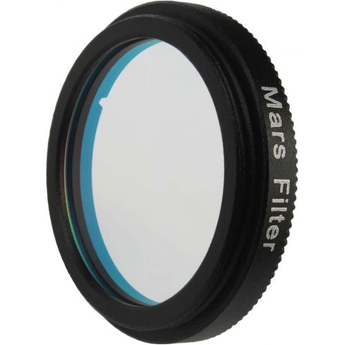  Astromania 1.25 Mars Observing Eyepiece Filter - Prepare for Julys Opposition - Designed to Ferret Out Resolution of Martian Polar Regions, Highland Mountain ranges, and expansive