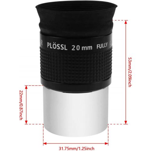  Astromania 1.25 20mm Super Ploessl Eyepiece - The Most Inexpensive Way of Getting A Sharp Image