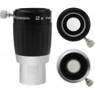 Astromania 1.25 3-Elements 2X TeleXtender Premium Barlow Lens - apochromatic Barlow Lens Giving an Excellent Image