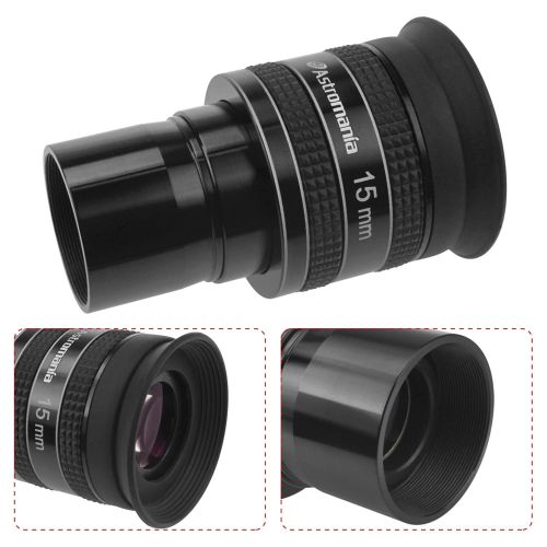  Astromania 1.25 15mm 58-Degree Planetary Eyepiece for Telescope