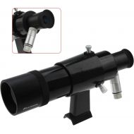 Astromania 9x50 Illuminated Finder Scope, Black - it Provides Both a Bright Image and Comfortable Viewing