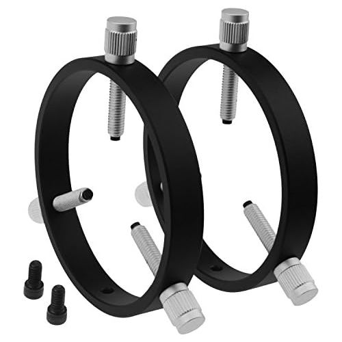  Astromania Adjustable Guiding Scope Rings 105 mm Inside Diameter (Pair) - for Telescope Tube Diameter or Finders 50 to 103mm