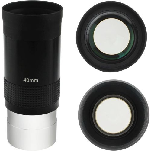  Astromania 2 Kellner FMC 55-Degree Eyepiece - 40mm - Wide Field eyepices with Comfortable Viewing Position