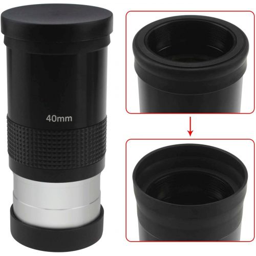  Astromania 2 Kellner FMC 55-Degree Eyepiece - 40mm - Wide Field eyepices with Comfortable Viewing Position