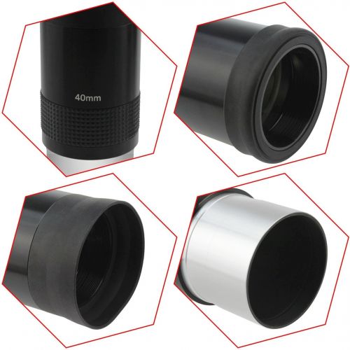  Astromania 2 Kellner FMC 55-Degree Eyepiece - 40mm - Wide Field eyepices with Comfortable Viewing Position