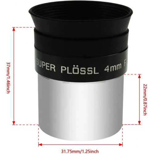  Astromania 1.25 4mm Super Ploessl Eyepiece - The Most Inexpensive Way of Getting A Sharp Image