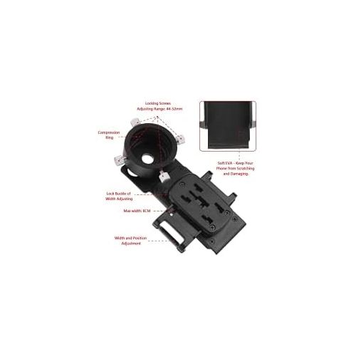  Astromania Smartphone iPhone Adapter with T2 Thread and Eyepiece Adapter 44-52mm - for Photography with telescopes and Spotting Scope or Binoculars