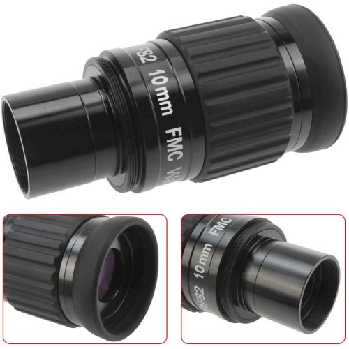  Astromania 1.25-82 Degree SWA-10mm Compact Eyepiece, Waterproof & Fogproof - Allows Any Water Enter The Interior and Always Enjoy an unobstructed View