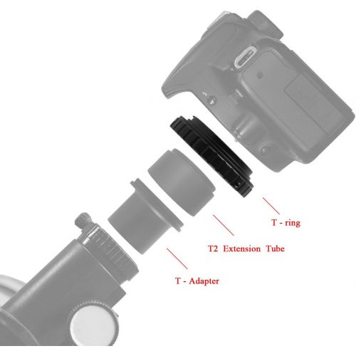  Astromania Metal T-Ring Adapter for Nikon DSLR/SLR (Fits All Nikon DSLR/SLR Cameras)