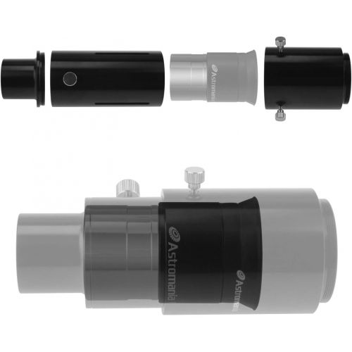  Astromania 1.25 Extendable Camera Adapter - for Either Prime-Focus Or Eyepiece-Projection Astrophotography with Refractors Or Reflector Telescopes - Threaded for Standard 1.25inch