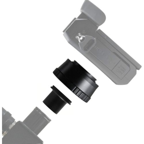  Astromania T T2 Mount and M42 to 1.25 Telescope Adapter (T-Mount) for Olympus Panasonic M4 / 3 Cameras - Compatible with Olympus EP1, EP2, EPL1, Panasonic DMC-G1, DMC-GH1, DMC-GF1
