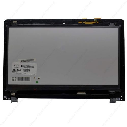 아수스 Replacement 15.6 LCD Screen LED 1366X768 HD LED Display Touch Panel Digitizer Assembly with Bezel for ASUS VivoBook S550 S550C S550CA