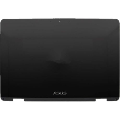 아수스 For Asus 14.0” FHD 1920x1080 LCD Panel Replacement LED Screen Display with Touch Digitizer and Bezel Frame Assembly Zenbook Flip 14 UX461 UX461U UX461UA