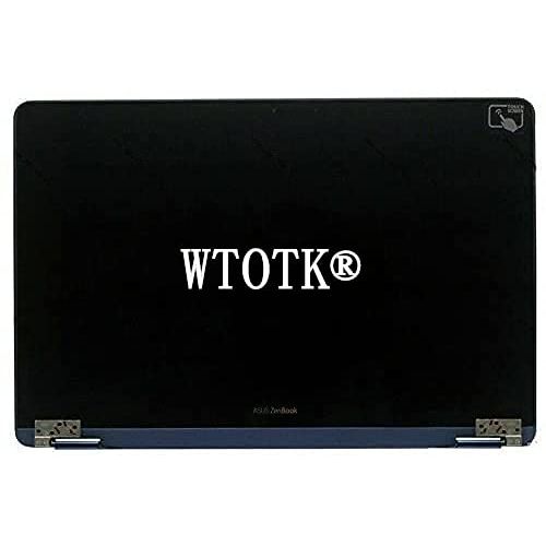 아수스 For Asus WTOTK 13.3 FHD (1920X1080) LCD Display + Touch Screen Cover Cable Hinges Complete Full Assembly Zenbook Q325 Q325UA Q325UAR (Blue)