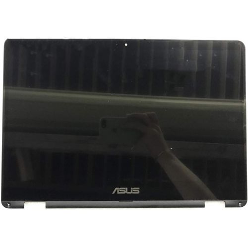 아수스 For Asus 14.0” FHD 1920x1080 LCD Panel LED Screen Display with Touch Digitizer and Bezel Frame Assembly VivoBook Flip 14 TP410UA TP410U N140HCE EN1