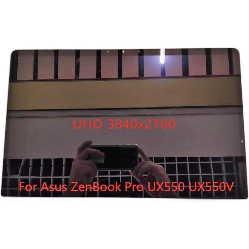 아수스 15.6 UHD 4K 3840x2160 LCD Screen Display B156ZAN03.1 with Touch Digitizer Assembly for ASUS ZENBOOK PRO15 UX550 UX550V