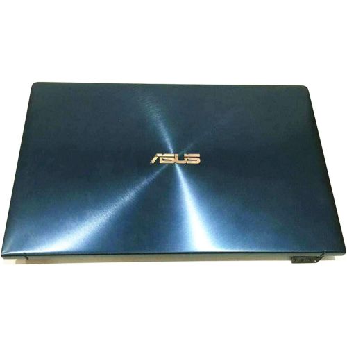 아수스 For Asus 13.3 in FHD 1920x1080 LCD Touch Screen with Bezel Frame Dark Royal Blue Cover and Hinges Full Assembly Zenbook 13 UX333 UX333F UX333FA