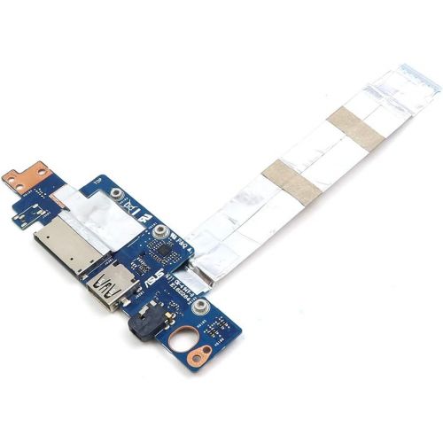 Asus.Corp Laptop USB Card Reader Audio I/O Board with Cable 60NB0BZ0 IO1100 for Asus ZenBook Flip Q504UA Series