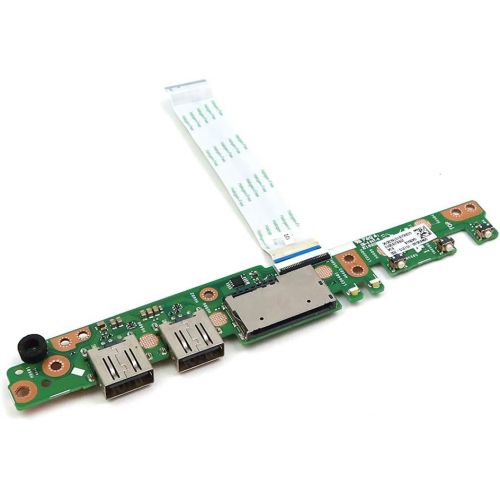  Asus.Corp Dual USB Power Button Card Reader I/O Board with Cable 60NB0G60 IO1010 for Asus 2 in 1 Q405UA Series