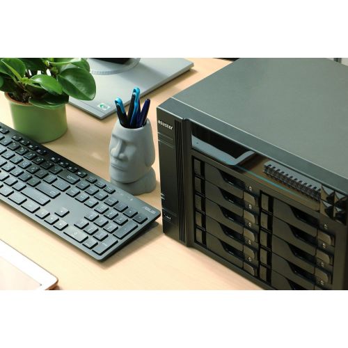  [아마존베스트]Asustor Lockerstor 10 | AS6510T | Enterprise Network Attached Storage | 2.1GHz Quad-Core, Two 10GbE Port, Two 2.5GbE Port, Two M.2 Slot for NVMe SSD Cache, 8GB RAM DDR4 (10 Bay Dis