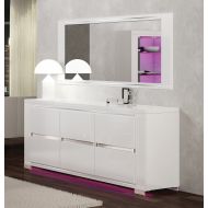 At Home USA, Elegance White Diamond Mirror, SKUEDDWHSP02