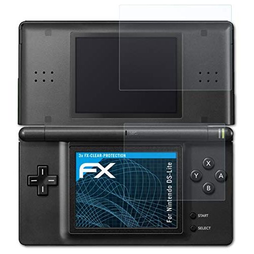  [아마존베스트]atFoliX Screen Protection Film Nintendo DS-Lite Screen Protector - Set of 3 - FX-Clear crystal clear